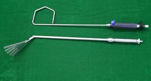 2pc Laparoscopic Fan Retractor 10mm 5 Prongs Articulation/Liver Retractor 5mmx33 - Picture 1 of 9