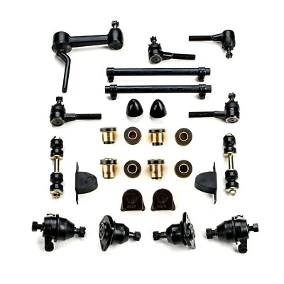 Black Poly Front Suspension Master Rebuild Kit 1968 - 1974 Chevrolet Corvette Foto 1 de 4