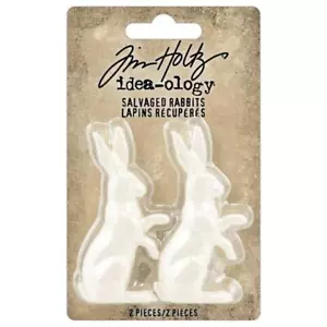 Tim Holtz Idea-Ologie gerettete Kaninchen 2 Stck. - Bild 1 von 2