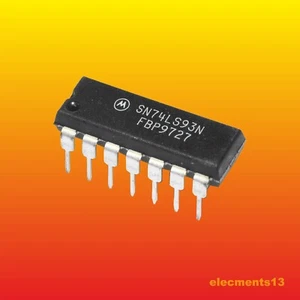 SN74LS93N MOTOROLA CIRCUITO INTEGRATO LOGICA PDIP14 - Foto 1 di 2