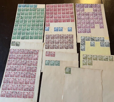 INVESTORS LOT 1960's GERMANY STAMPS ON PAGES, PROFESSOR DOCTOR THEODOR HEUSS - Image 1 of 4