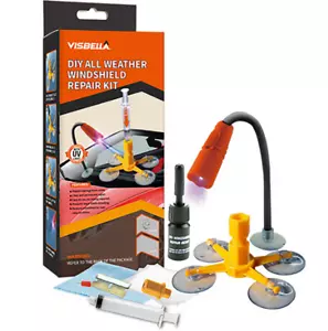 Glas Reparatur Set Windschutzscheibe Steinschlag Komplett Set Auto Flüssigkeit - Bild 1 von 14