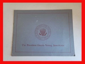 The President Greets Young Americans Booklet With Richard Nixon - Picture 1 of 2