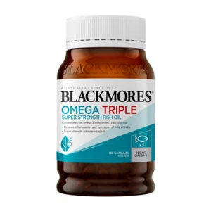 Blackmores Omega Triple Super Strength Fish Oil 150 Capsules - Picture 1 of 3