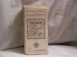 1936? TEXACO ROAD MAP FOR NEW YORK & VICINITY AND WESTCHESTER COUNTY - Picture 1 of 1
