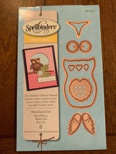 Spellbinders Die D-Lites Metal Die "Woodland Owl" S2-195 New