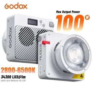 Godox ML100Bi Bi-Color Portable LED Video COB Light 2800K-6500K High Brightness - Picture 1 of 8
