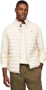 TOMMY HILFIGER Herren Steppweste Puffer Packable, CashmereCream, M - Bild 1 von 5