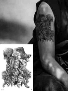 1 - Temporary Tattoo Sticker - Body Art Decoration (S245) - Picture 1 of 5