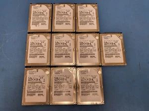 Lot of 10 - Hitachi HEJ421080G9SA00 80GB SATA 4260RPM 2.5 Laptop Hard Drive NEW - Picture 1 of 2