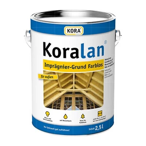 KORA Koralan Imprägnier Grund FARBLOS 2.5 L Holzschutzgrundierung Imprägnierung - Bild 1 von 2