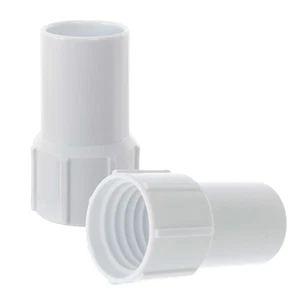 1-1/2" Pool Hose Replacement Cuff, 2 Pack, Spiral-Wound Vacuum Hoses Repair Ends - Picture 1 of 5