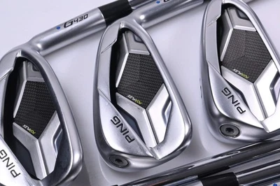 Ping G430 Irons / 6-PW+45+54 / Blue Dot / Regular Flex Ping AWT 2.0 Shafts - Image 1 of 4