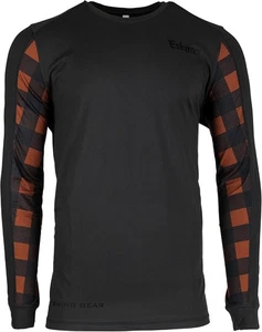 Eskimo Men's Shanty Boss Longsleeve Tee Medium, Black Ice - Picture 1 of 5
