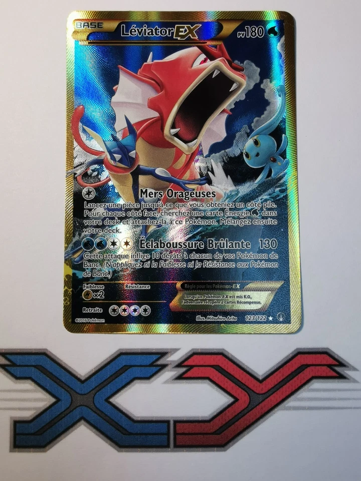 Carte Pokémon Léviator EX 123/122 XY Rupture Turbo FR - Photo 1/2