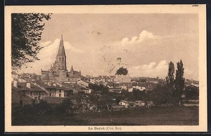 CPA Le Dorat, Vue côté Est du village avec l´église en arrière-plan 1931 - Picture 1 of 2