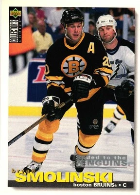 1995-96 Upper Deck Collectors Choice BRYAN SMOLINSKI 178 Boston Bruins Penguins - Image 1 of 2
