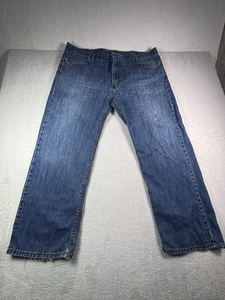 Jeans uomo Levis 569 blu denim taglia 42x30 regular vestibilità dritta - Foto 1 di 13