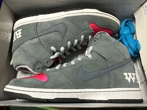 NIKE 2009 Dunk High Premium Sb Brain Wreck Us10 313171-007 - Picture 1 of 8