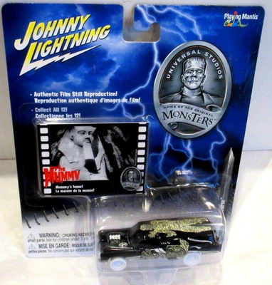 JOHNNY WHITE LIGHTNING UNIVERSAL STUDIOS MONSTERS ~THE MUMMY HAULIN HEARSE~ MOC - Image 1 of 4
