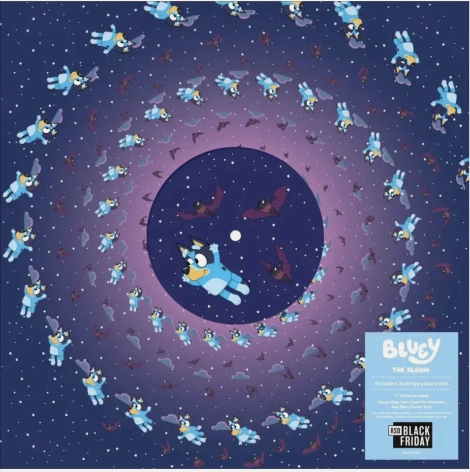 Bluey - The Album Record Store Day 2025 Black Friday Zoetrope vinyl record LP - Image 1 of 1