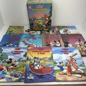 Disney Mickey Mouse and Friends Bilderbuch Bibliothek 11 Bücher Set mit Schuber Incmpl - Bild 1 von 6