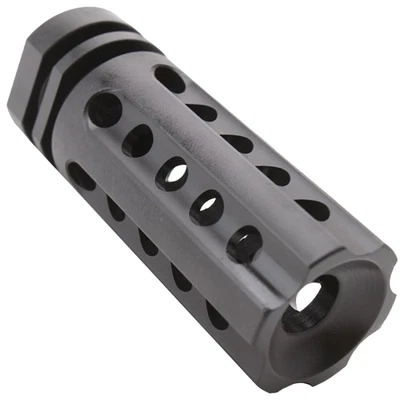 AMERICAN BUILT CUSTOM 2.5" Steel Muzzle Brake Recoil Compensator Muzzle 1/2x28 - USA MADE