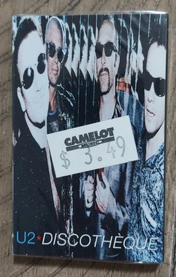 U2 -  Discotheque -  Cassette Single -  USA  - SEALED / 422-854 774-4 ULTRA RARE - Image 1 of 4