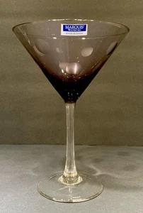 Marquis Waterford Kristall Martini Glas gepunktet 7,5x5,25" mundgeblasene Glasscheibe  - Bild 1 von 10