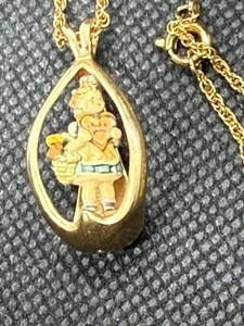 🔥Vintage Goebel & Hummel RAREValentine Necklace Collector's Club Original - Bild 1 von 6