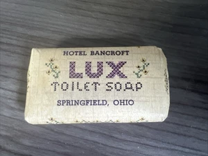VINTAGE HOTEL Bancroft Springfield, Ohio LUX TOILETTSEIFE - Bild 1 von 2