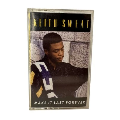 1987 Keith Sweat Make It Last Forever Cassette Tape Elektra Records 80s R&B Soul - Image 1 of 4