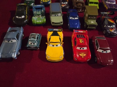 Lot of 18 Disney Pixar Cars Cars 2 Movie Cars No Reserve - Image 1 of 4