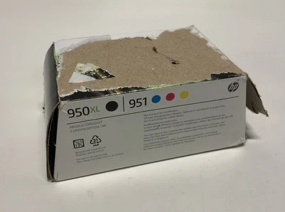 Cartuchos de tinta HP 950XL y 951 paquete de 4 negro cian, magenta, amarillo - 3/2027 Foto 1 de 4