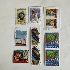 10 Oceania stamps~1958-2023~Australia~Sydney Opera+French Polynesia+New Zealand - Picture 1 of 9