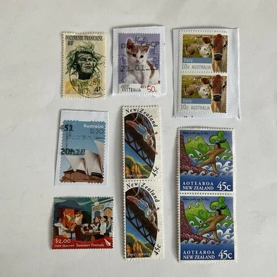10 Oceania stamps~1958-2023~Australia~Sydney Opera+French Polynesia+New Zealand - Image 1 of 4