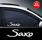 2 x Saxo Window Decal Sticker Graphic **Colour Choice**