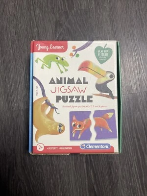 Quebra-cabeça de animais brinquedo educativo infantil B-W - Imagem 1 de 2