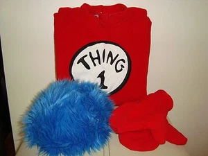 Pottery Barn Kids DR.SEUSS'S THING 1 Costume  Size SM NEW HARD TO FIND THIS SIZE - Picture 1 of 4