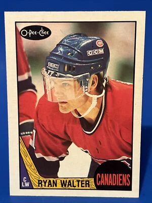 19887-88 O-Pee-Chee Ryan Walter Card #231 Montreal Canadiens. - Image 1 of 2