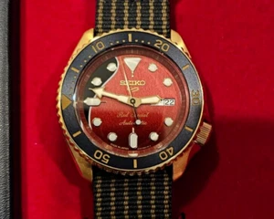Seiko 5 Brian May Limited Edition Red Special Automatic Watch SRPH80 - Picture 1 of 9