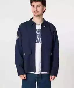 Pretty Green 2023 Herren Ardwick Zip-Up Overshirt - Bild 1 von 4
