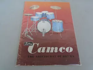 VINTAGE 1972 KUSTOM AMP CAMCO DRUM PARTS CATALOG-CHANUTE, KS. ARISTOCRAT-VG! - Picture 1 of 5