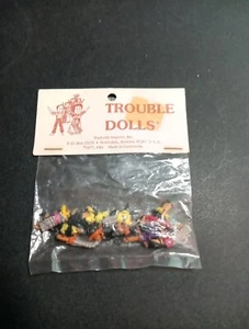 Vintage Miniature Trouble Dolls 1981 Guatemala Share Your  Troubles  - Picture 1 of 2