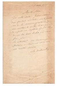 Autograph Letter A. Desbarrolles. The Father of Palmistry March 5, 1899 - Picture 1 of 2