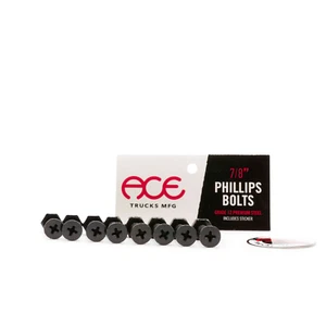 Ace 7/8" Phillips Bolts - Black - Picture 1 of 1