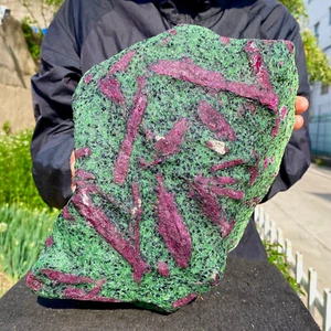 29.65LB Natural green Ruby zoisite (anylite) crystal Chakra Healing Energ - Picture 1 of 12