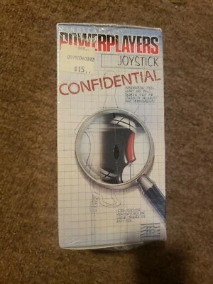 Mindscape Power Players Joystick New Sealed 1988 Commodore 64 Amiga Atari 800 - Image 1 of 4