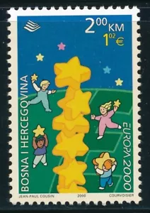 BOSNIEN & HERZERGOWINA - Europa CEPT POSTFRISCH Briefmarke Millennium (2000) - Bild 1 von 1