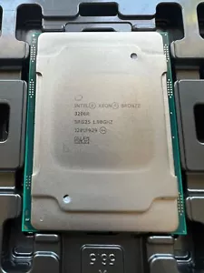 INTEL XEON BRONZE 3206R CPU PROCESSOR 8 CORE 1.90GHz 11MB L3 CACHE 85W SRG25 - Picture 1 of 2
